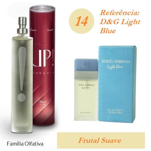 UP! 14- D&G Light Blues - Fem. - 50ml